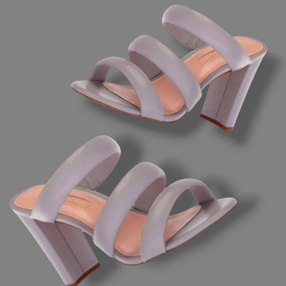 🛑BOGO🆕Avec Les Filles Lilac Mara Heels - Picture 2 of 11